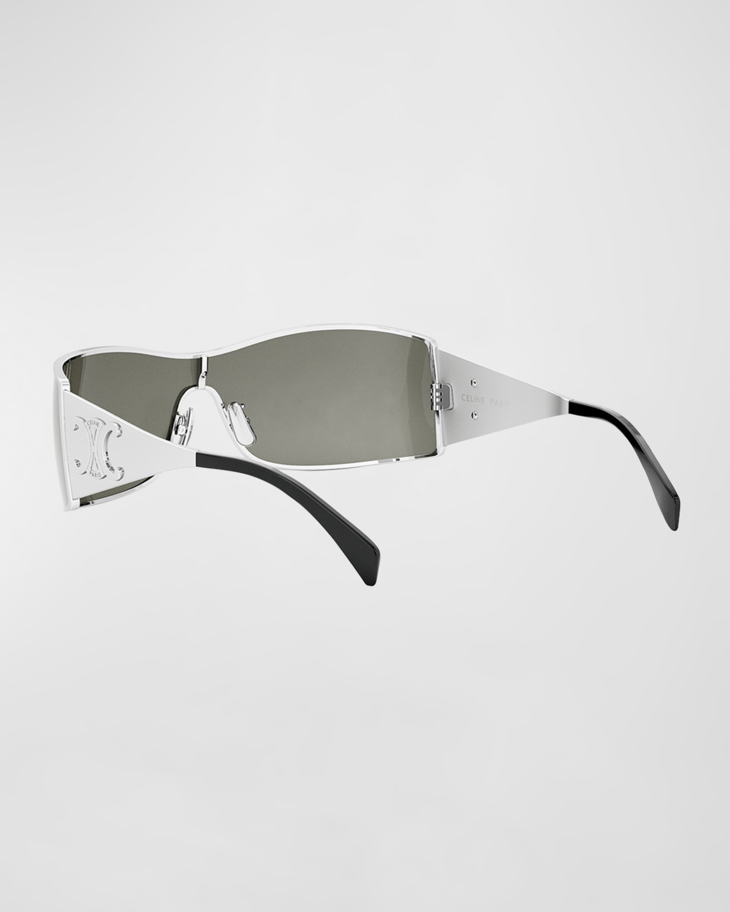 Men's Triomphe Rectangular Metal Sunglasses - 2