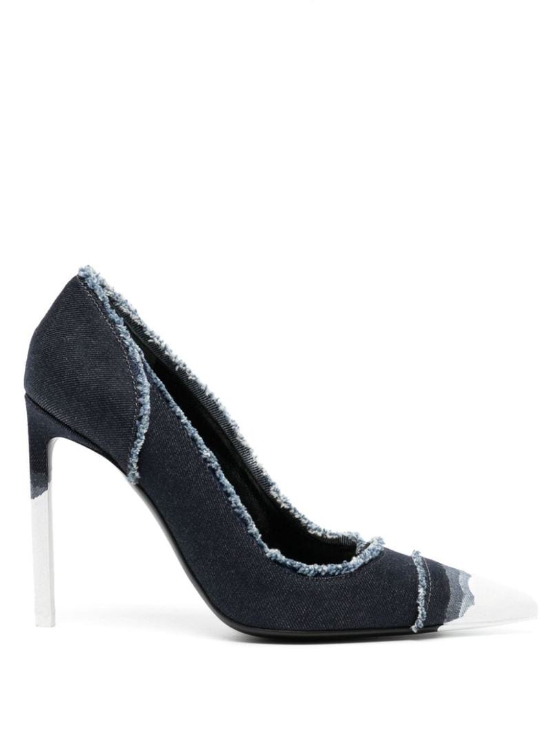 100mm denim pumps 1
