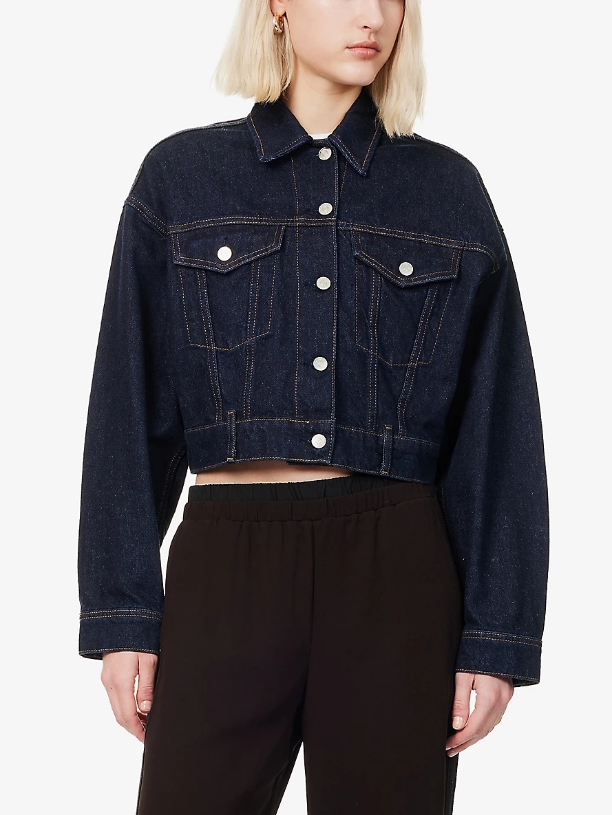 Jori Cropped Denim Jacket - 3