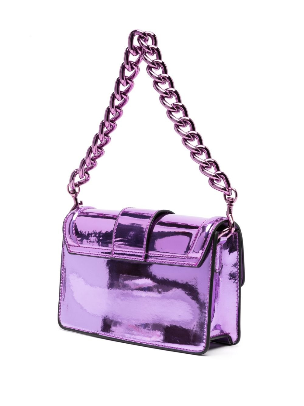 logo-plaque leather crossbody bag - 3