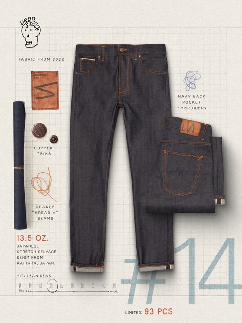 Nudie Jeans Lean Dean Dry Deadstock 14 outlook