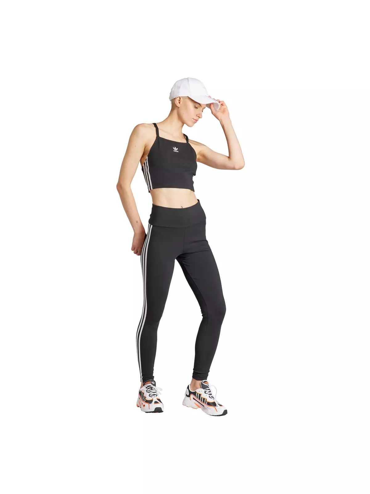 Originals Women's 3-Stripes Leggings-Black - 5