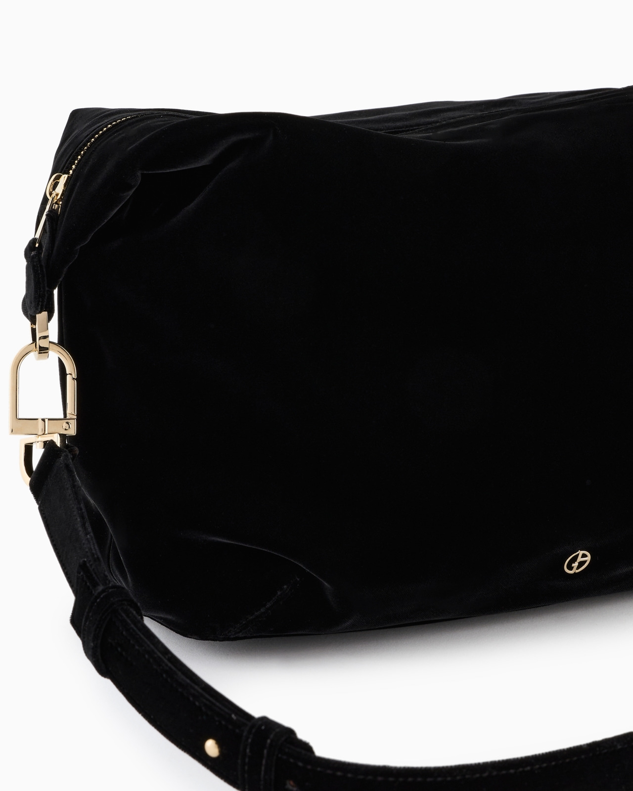 LA PRIMA SOFT LARGE HOBO BAG IN VELVET - 5