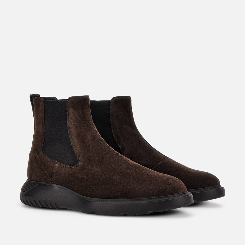HOGAN Chelsea Boots Hogan H600 Brown outlook