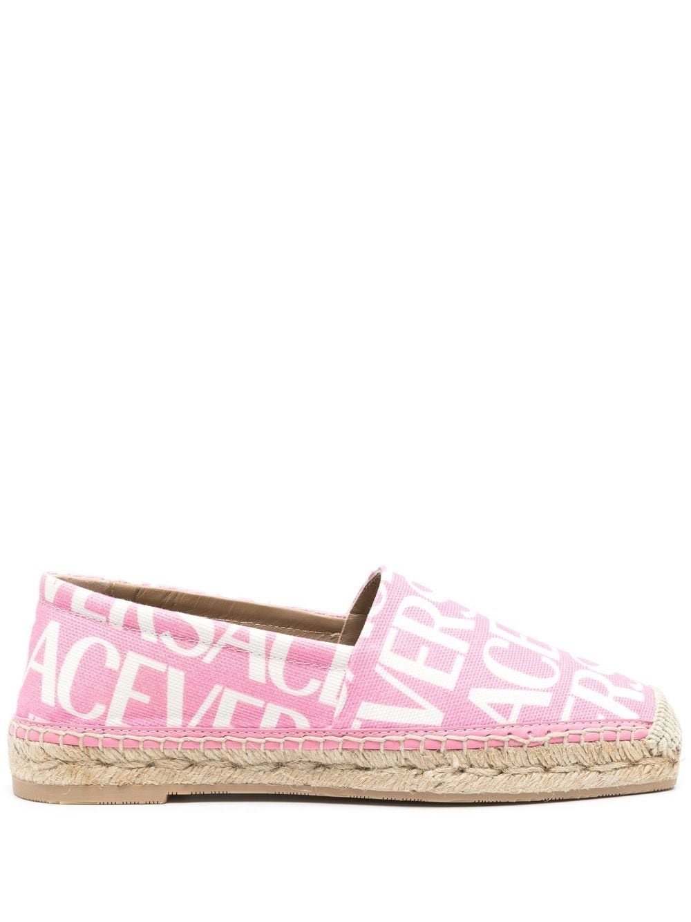 all-over logo print espadrilles - 1