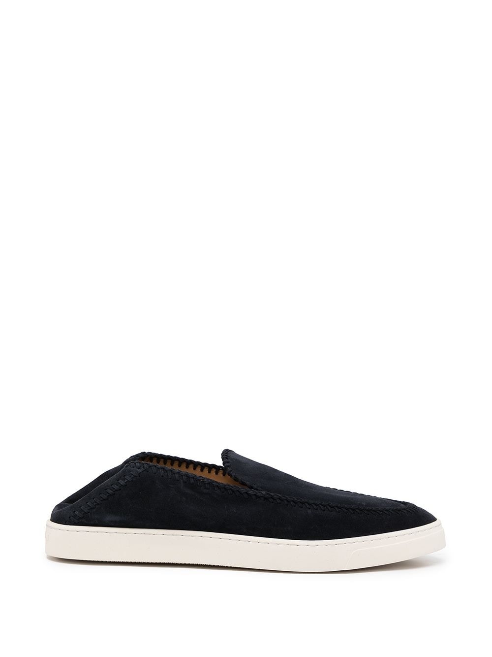 slip-on suede sneakers - 5