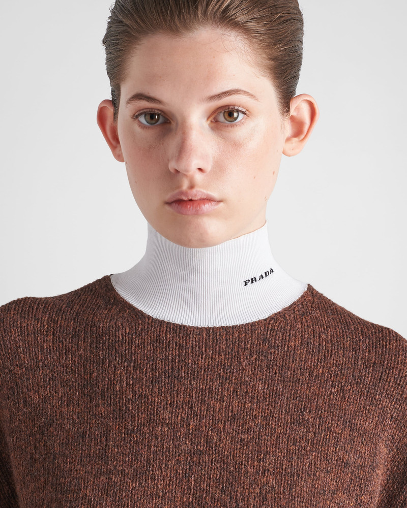 Cashmere and wool turtleneck sweater 4