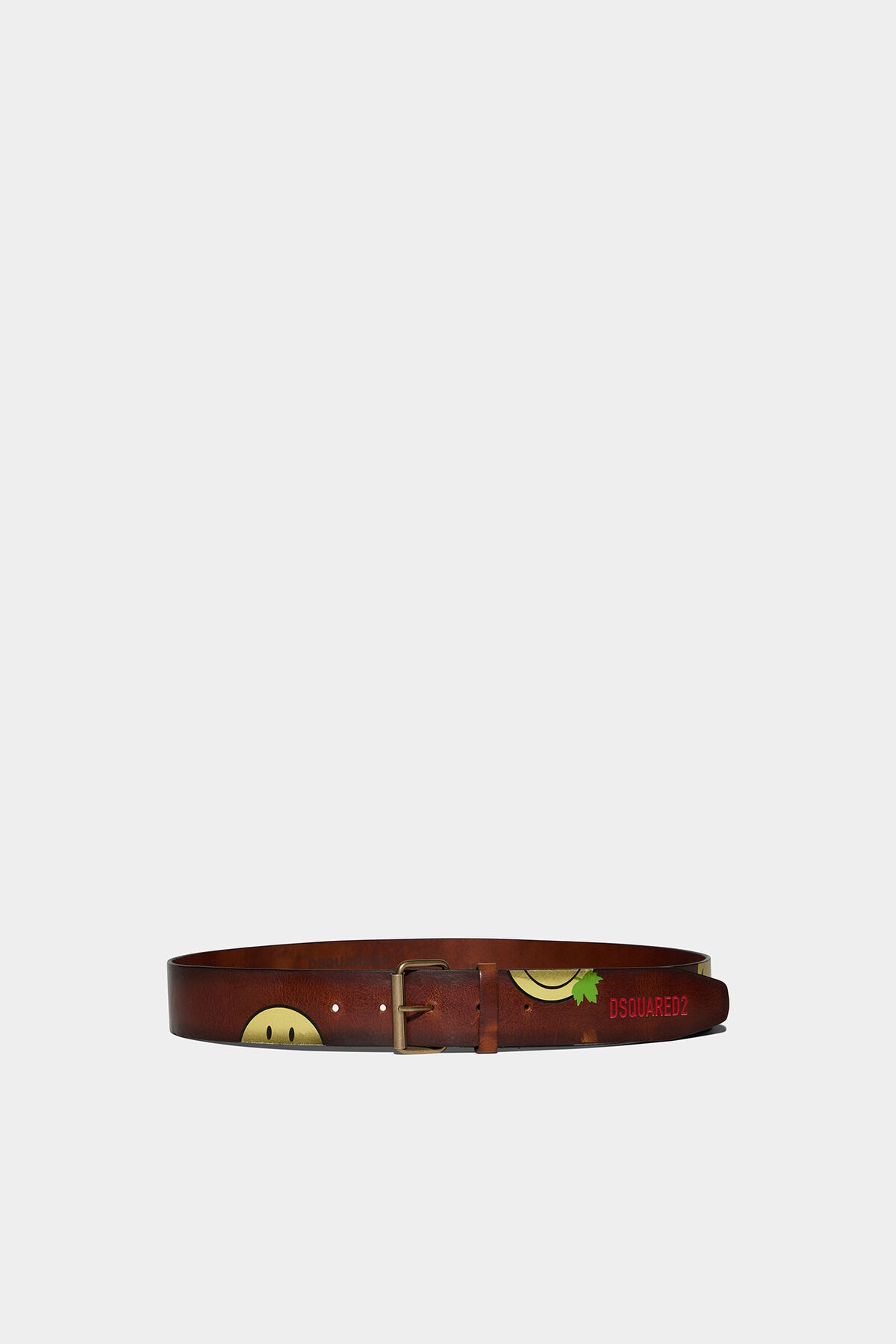 SMILEY COWHIDE BELT - 2