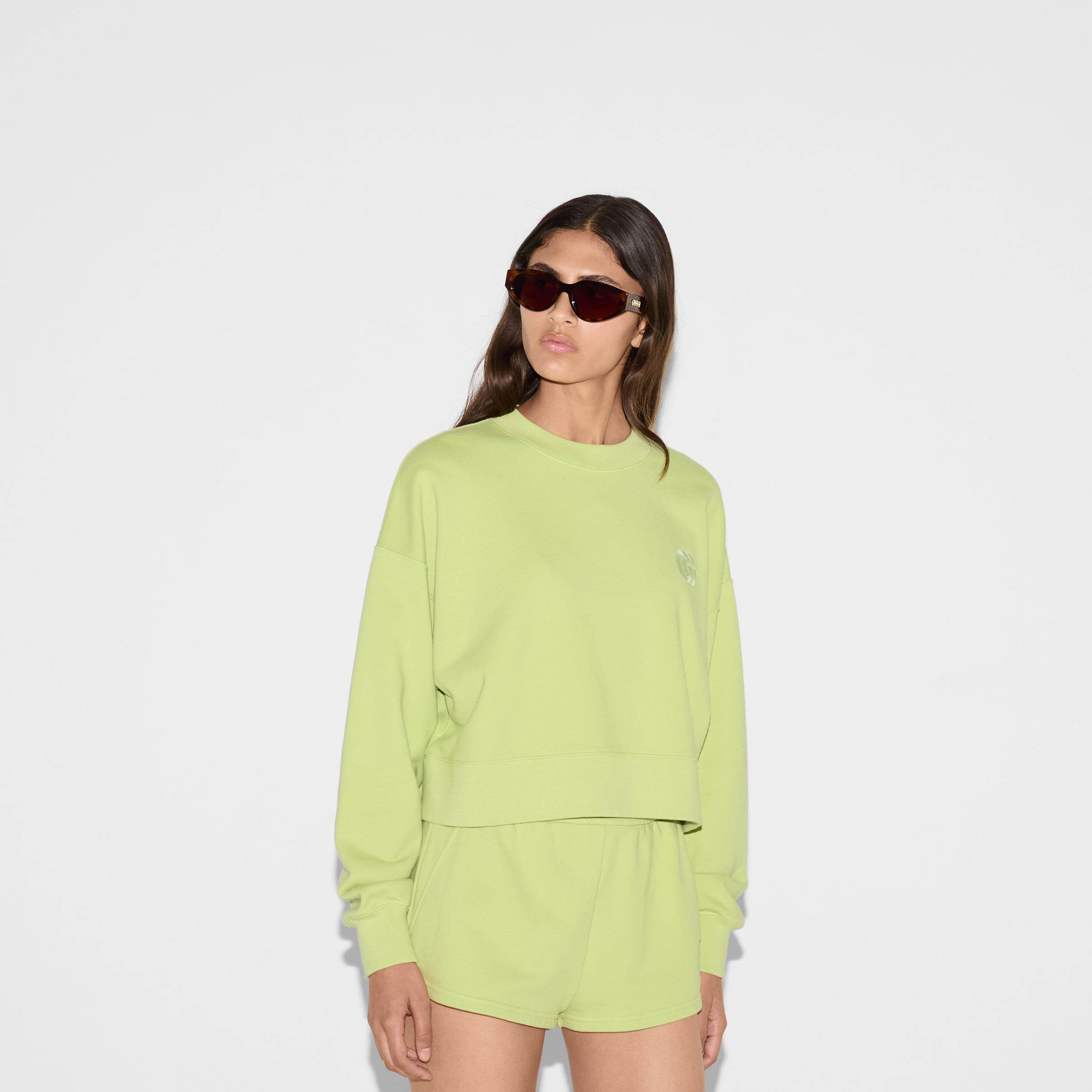 Embroidered cotton jersey sweatshirt - 3