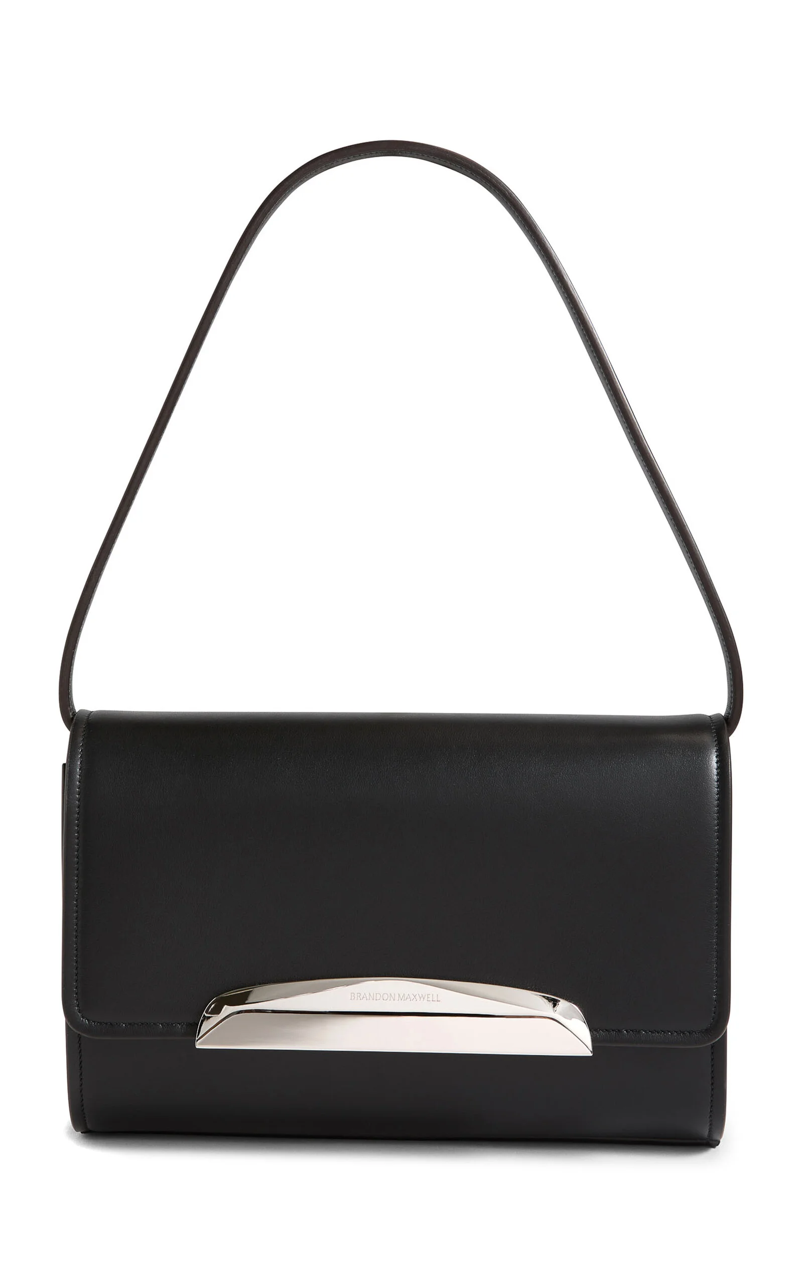 The Louise Pochette Bag in Leather black - 1