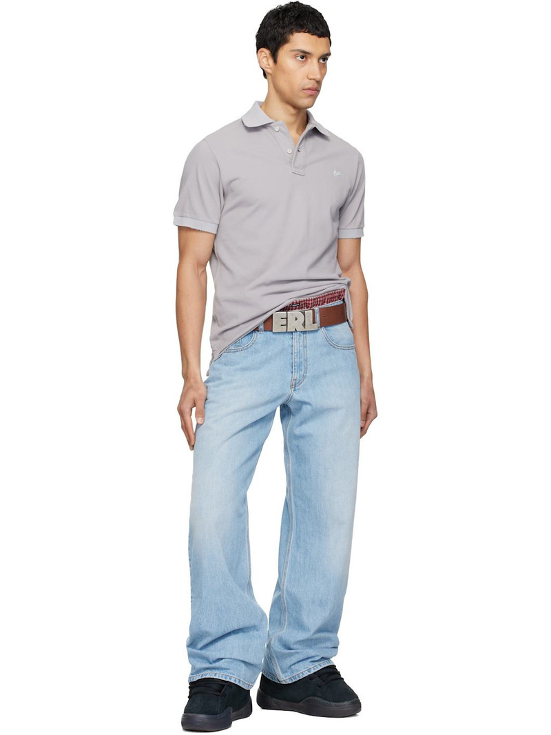 ERL Blue Woven Jeans outlook