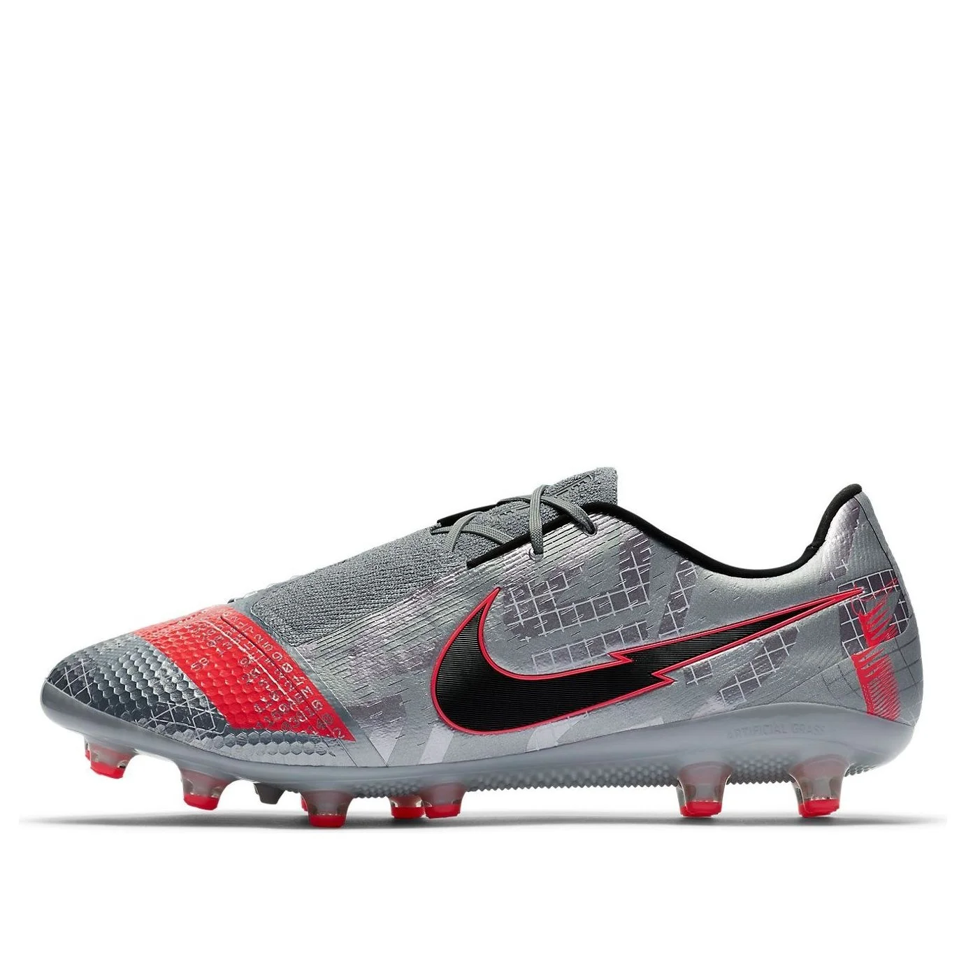 Nike Phantom Venom Elite AG Pro 'Metallic Bomber Grey Laser Crimson' AO0576-906 - 1