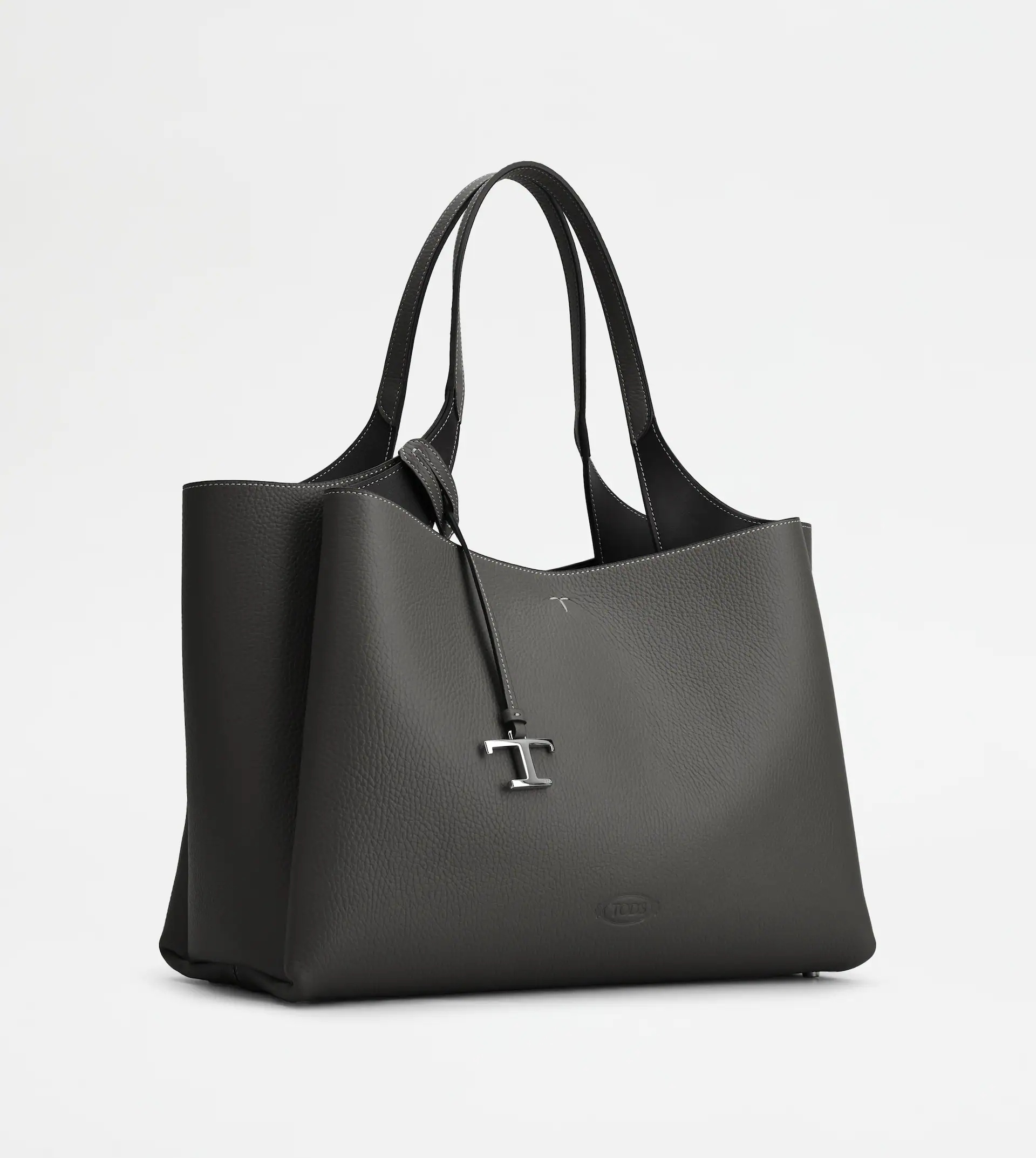 TOD'S BAG IN LEATHER MEDIUM - BLACK - 2