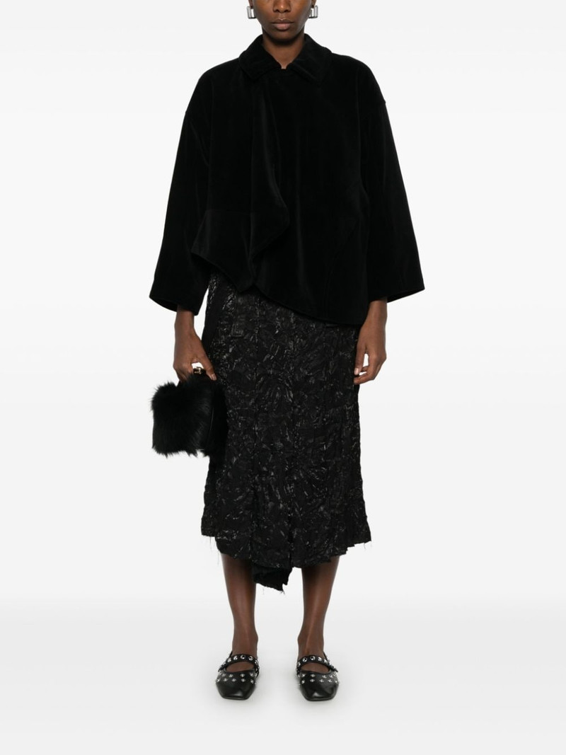 Comme des Garçons Comme des Garçons velvet jacket outlook