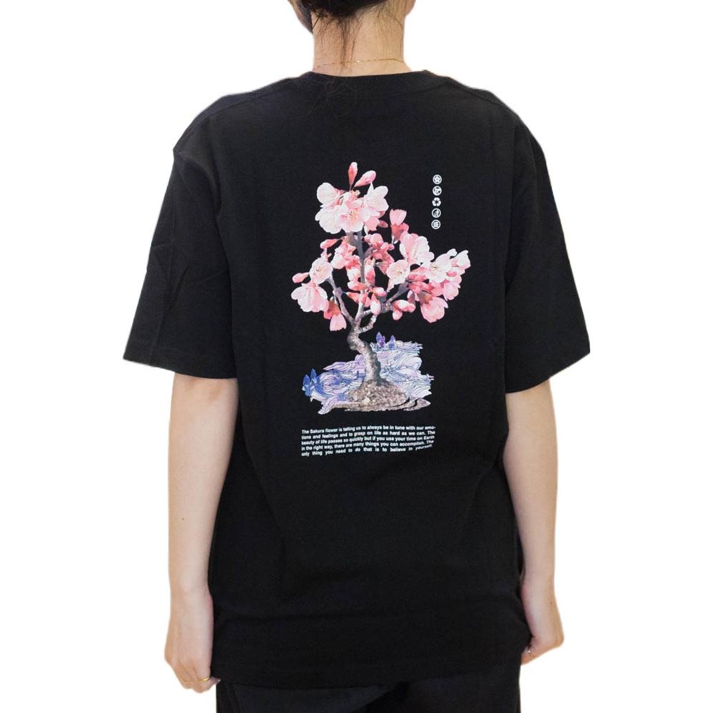 Li-Ning Sakura Graphic T-shirt 'Black' AHSR630-3 - 5