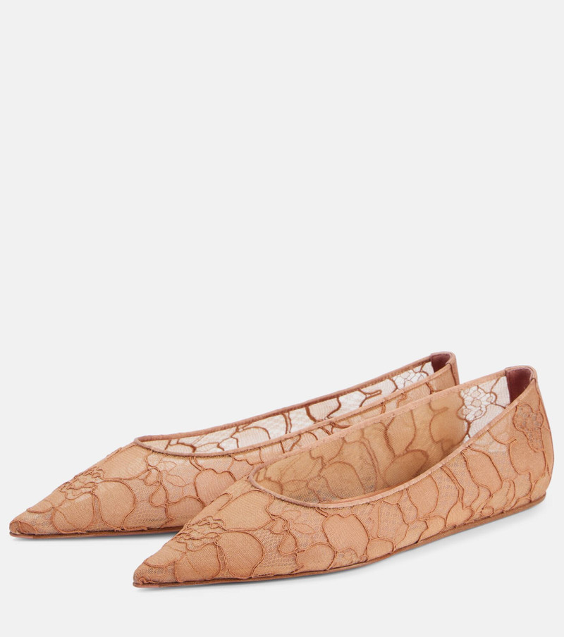 Barbara lace ballet flats 4