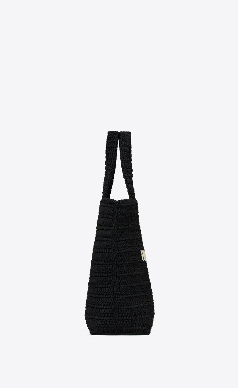 rive gauche supple in raffia crochet 4