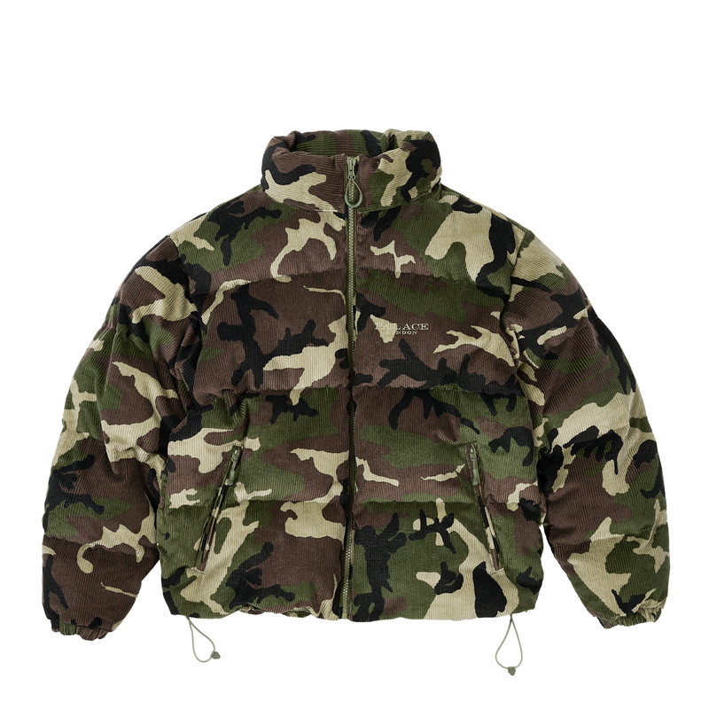 CORDUROY PUFFA JACKET CAMO - 1