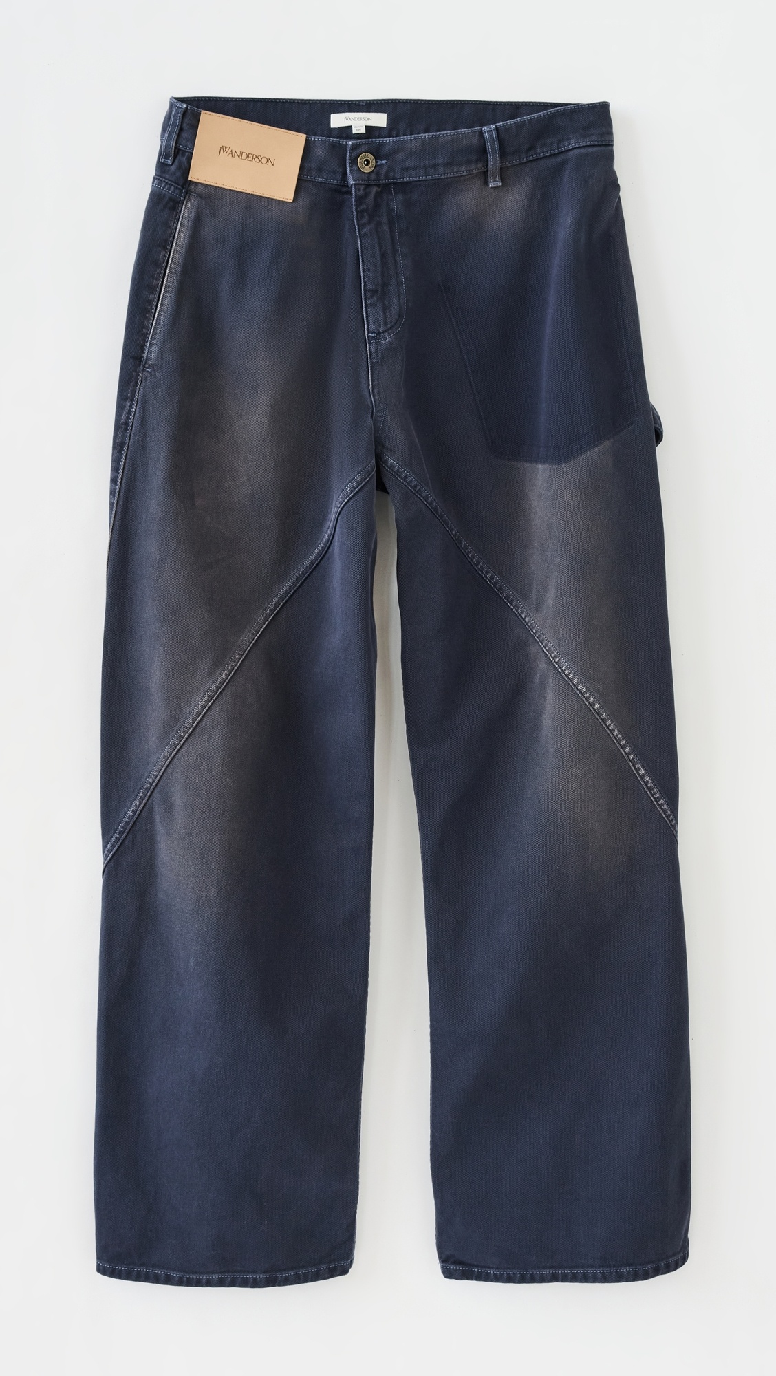 Aged Twisted Workwear Jeans - 1