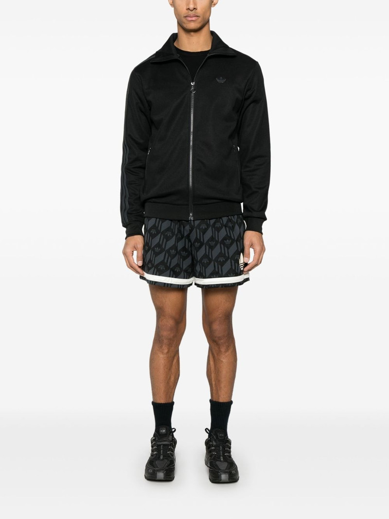 adidas Trefoil-patterned track shorts outlook