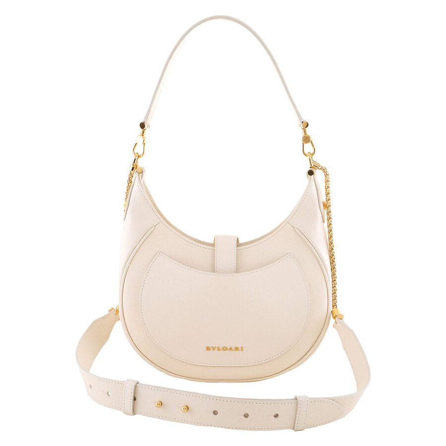 Bvlgari Ivory Serpenti Ellipse Leather Shoulder Bag 291639 - 3