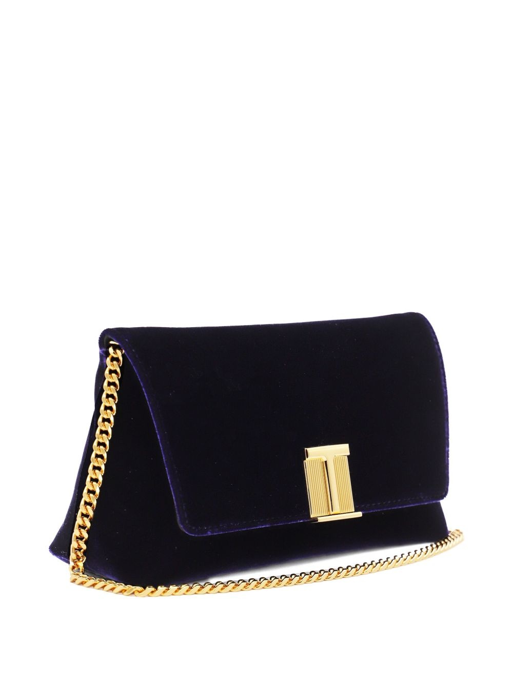 velvet cross body bag - 3