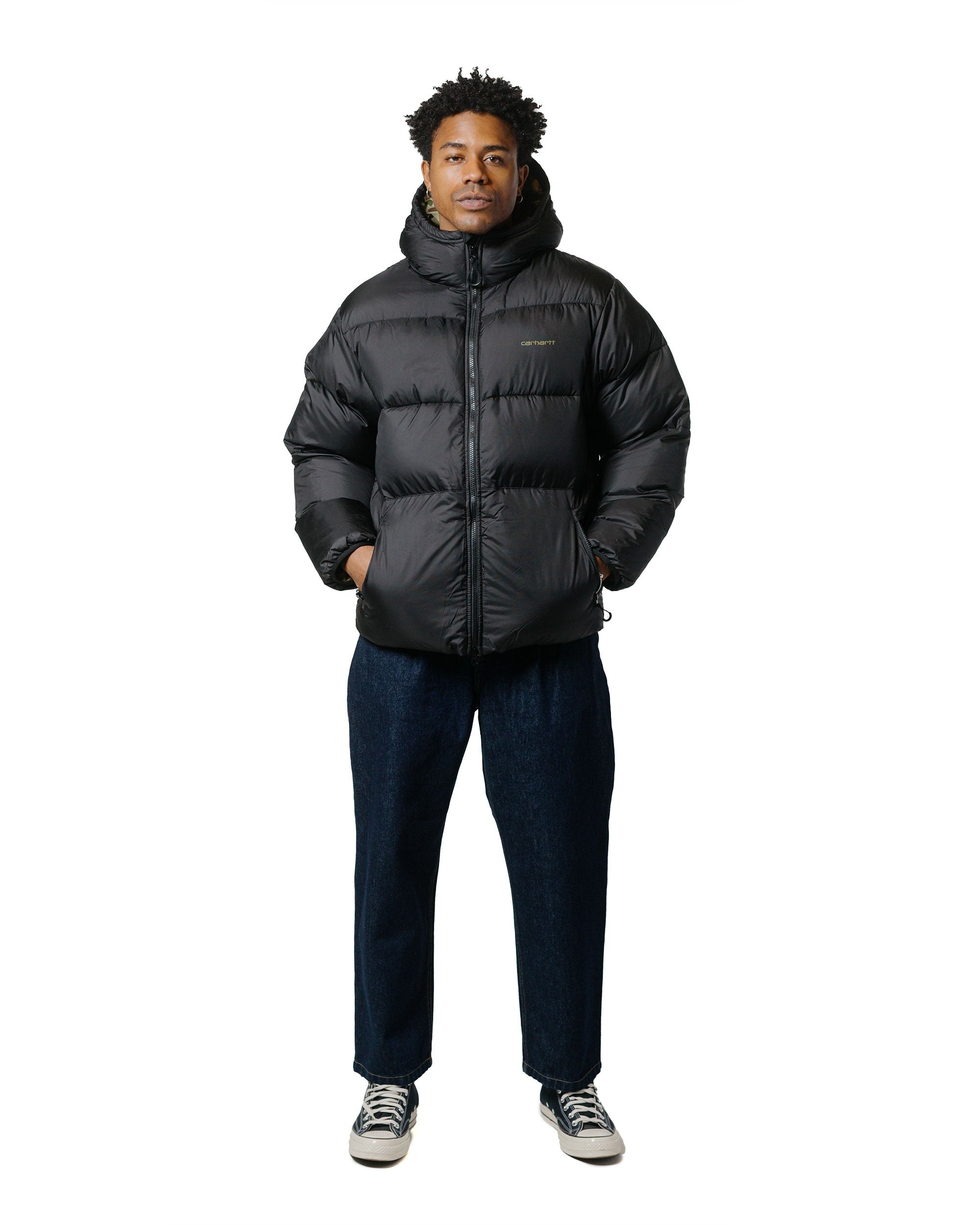 Carhartt W.I.P. Toronto Jacket Black/Duck Camo Green - 3