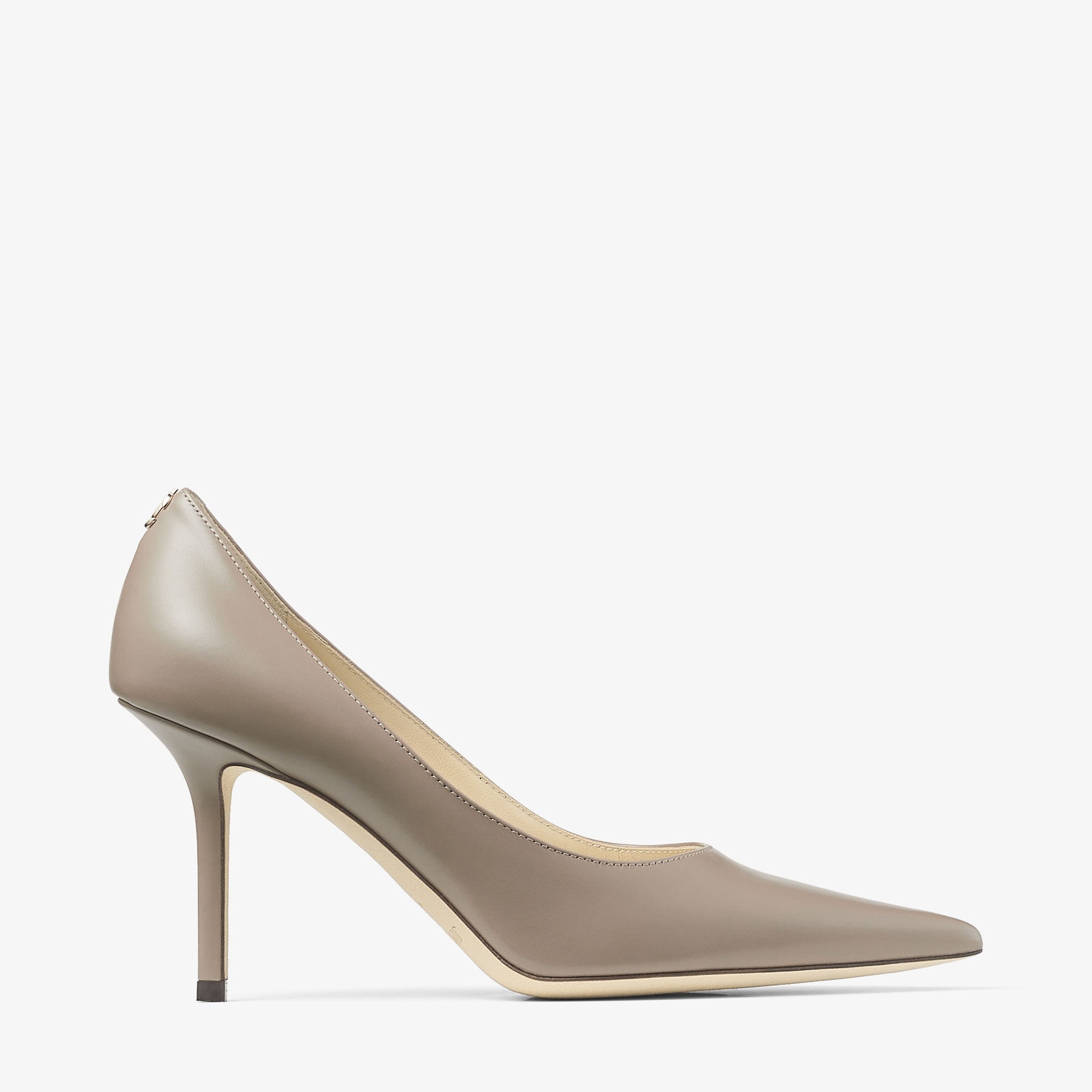 Love 85
Taupe Leather Pumps with JC Emblem - 1