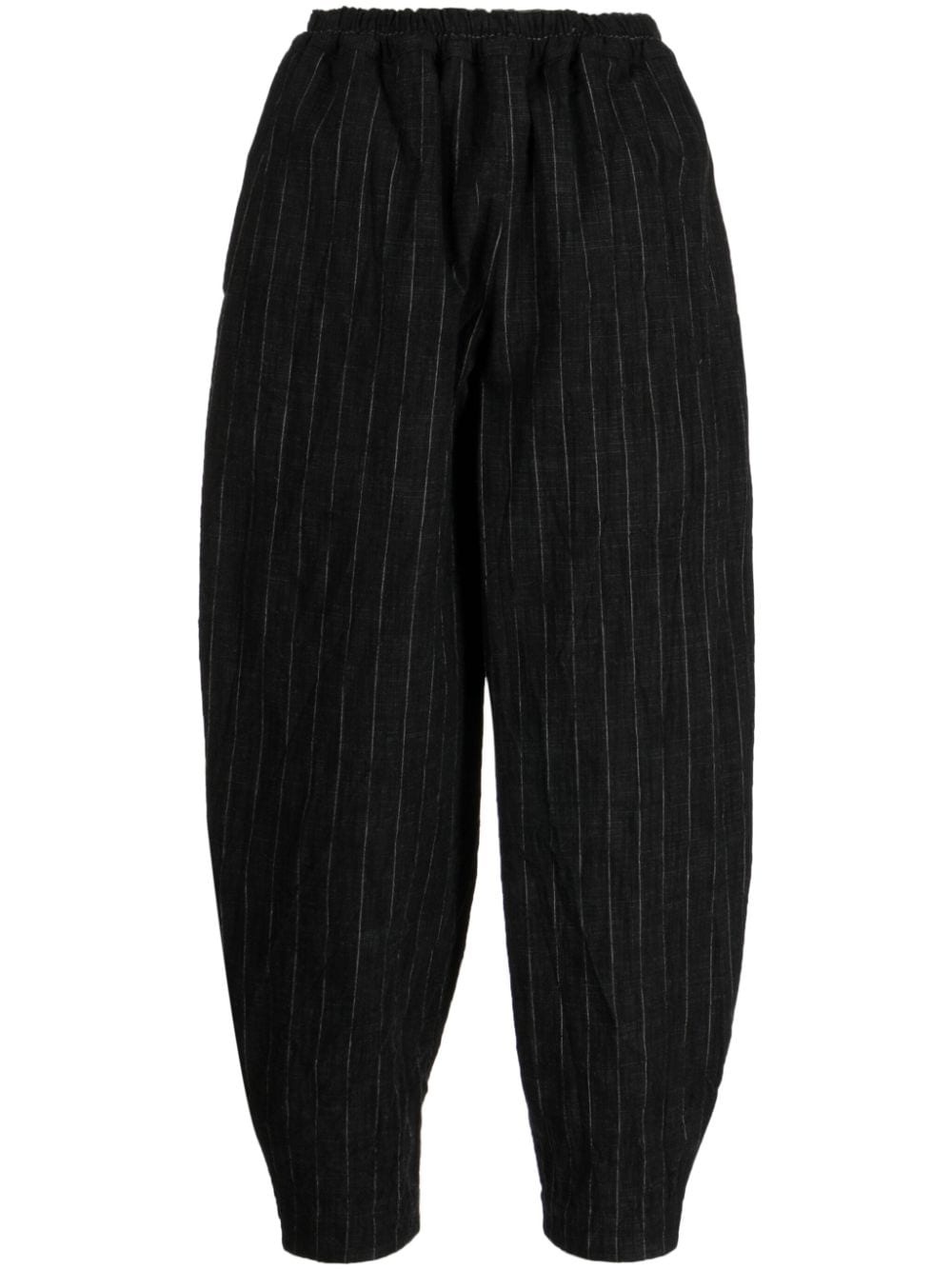 The Tracer striped cotton trousers - 1