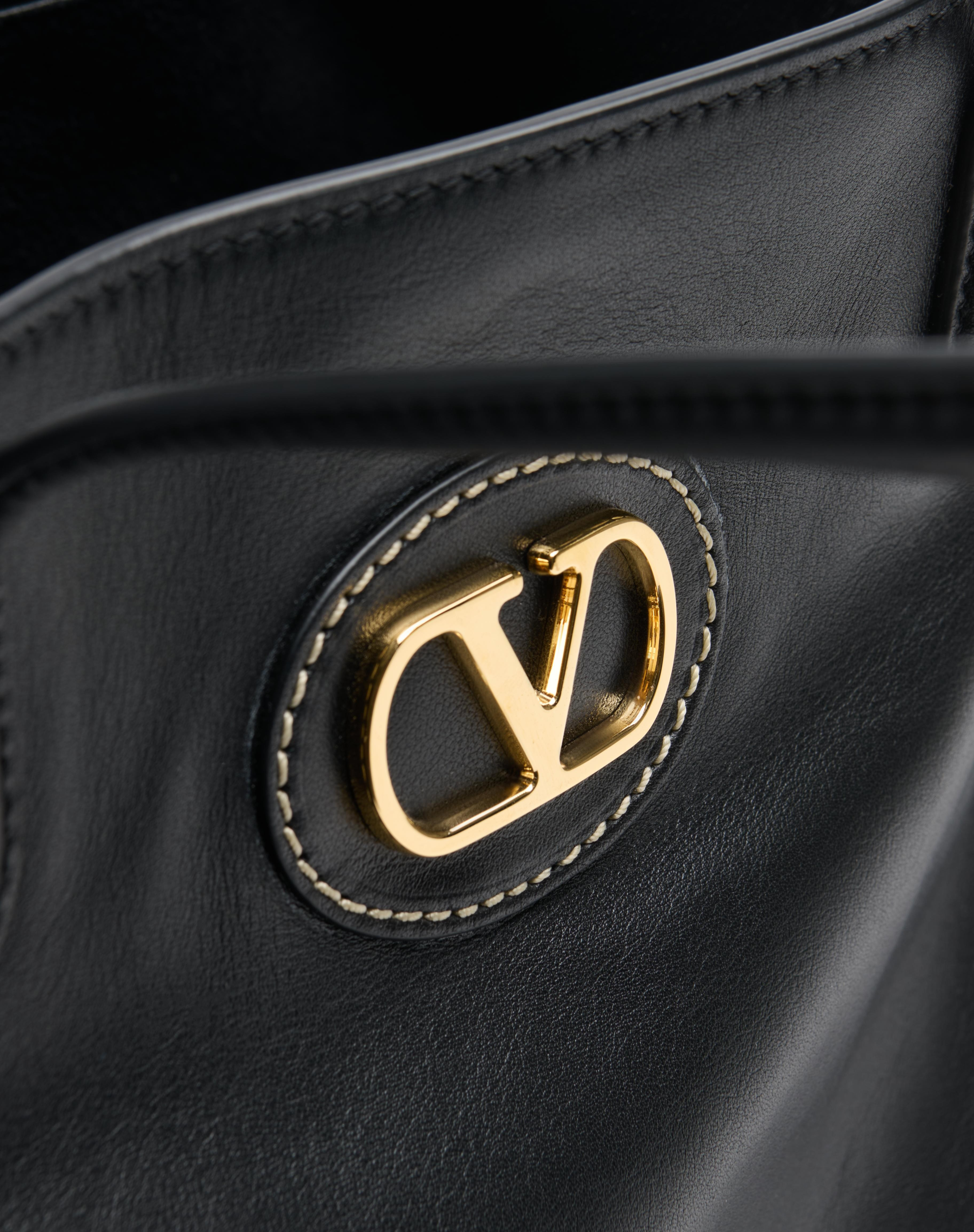 VALENTINO GARAVANI ANTIBES MEDIUM CALFSKIN SHOPPING BAG - 8
