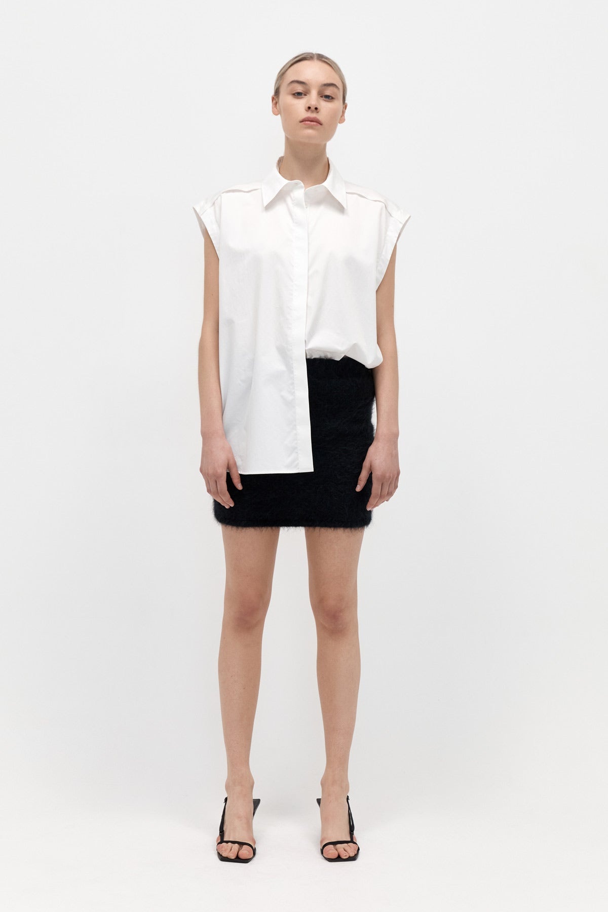 Alpaca Mini Skirt - Black - 2