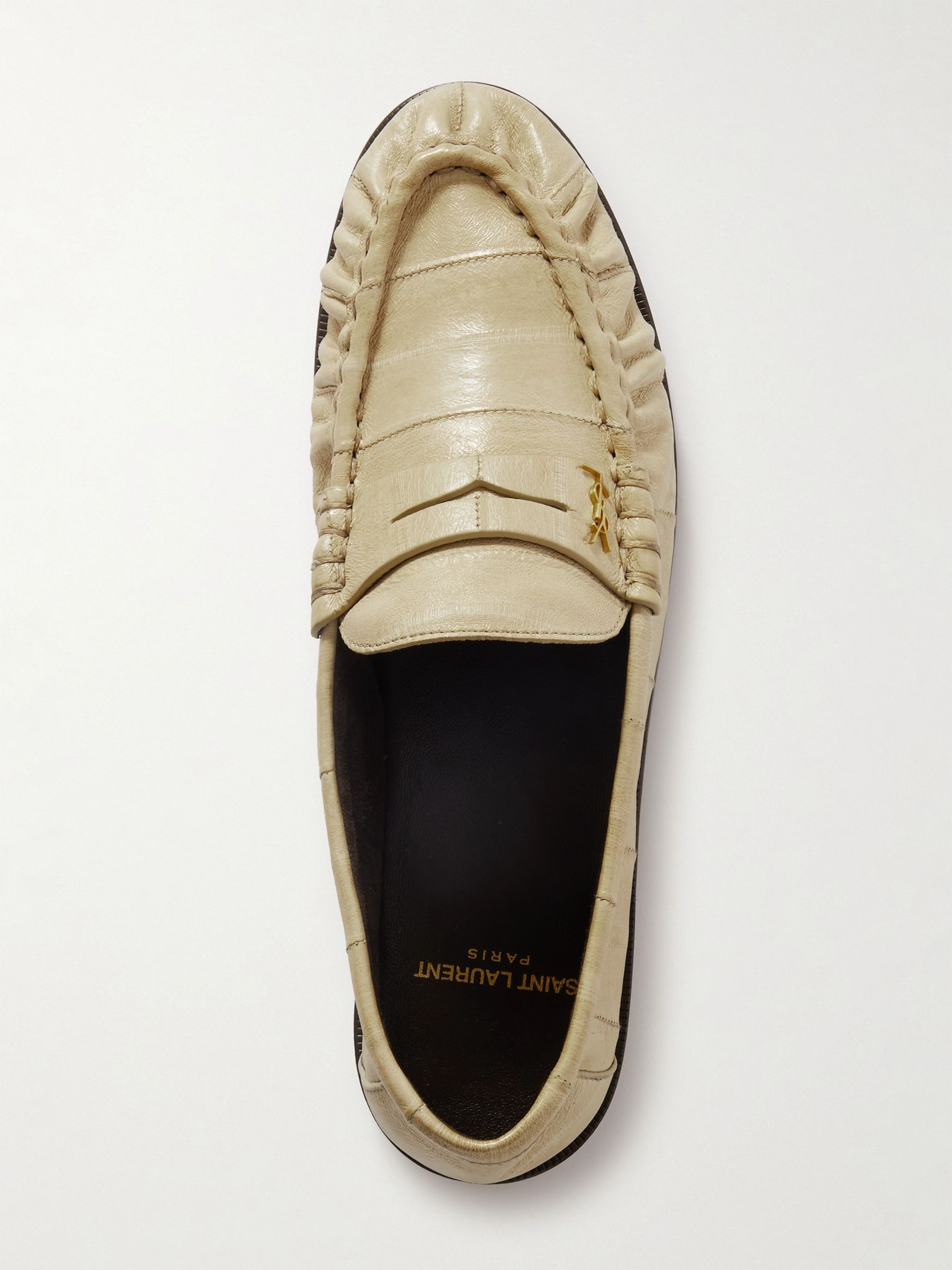 Le Loafer leather loafers Ivory - 5
