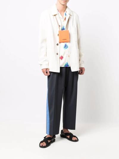 Paul Smith side-striped pleated trousers outlook