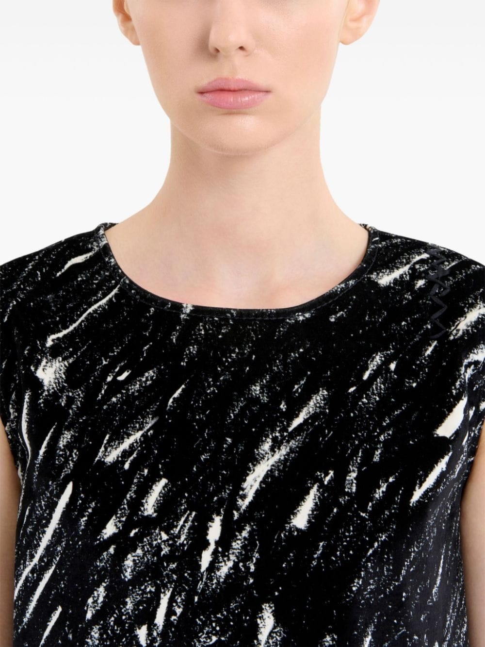 abstract mini dress - 5