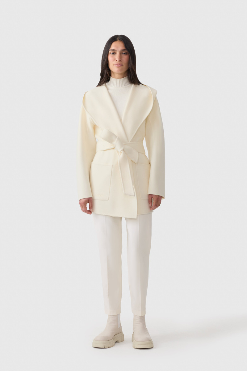 PAYA-Z Wool Wrap Coat With Sash Belt 3