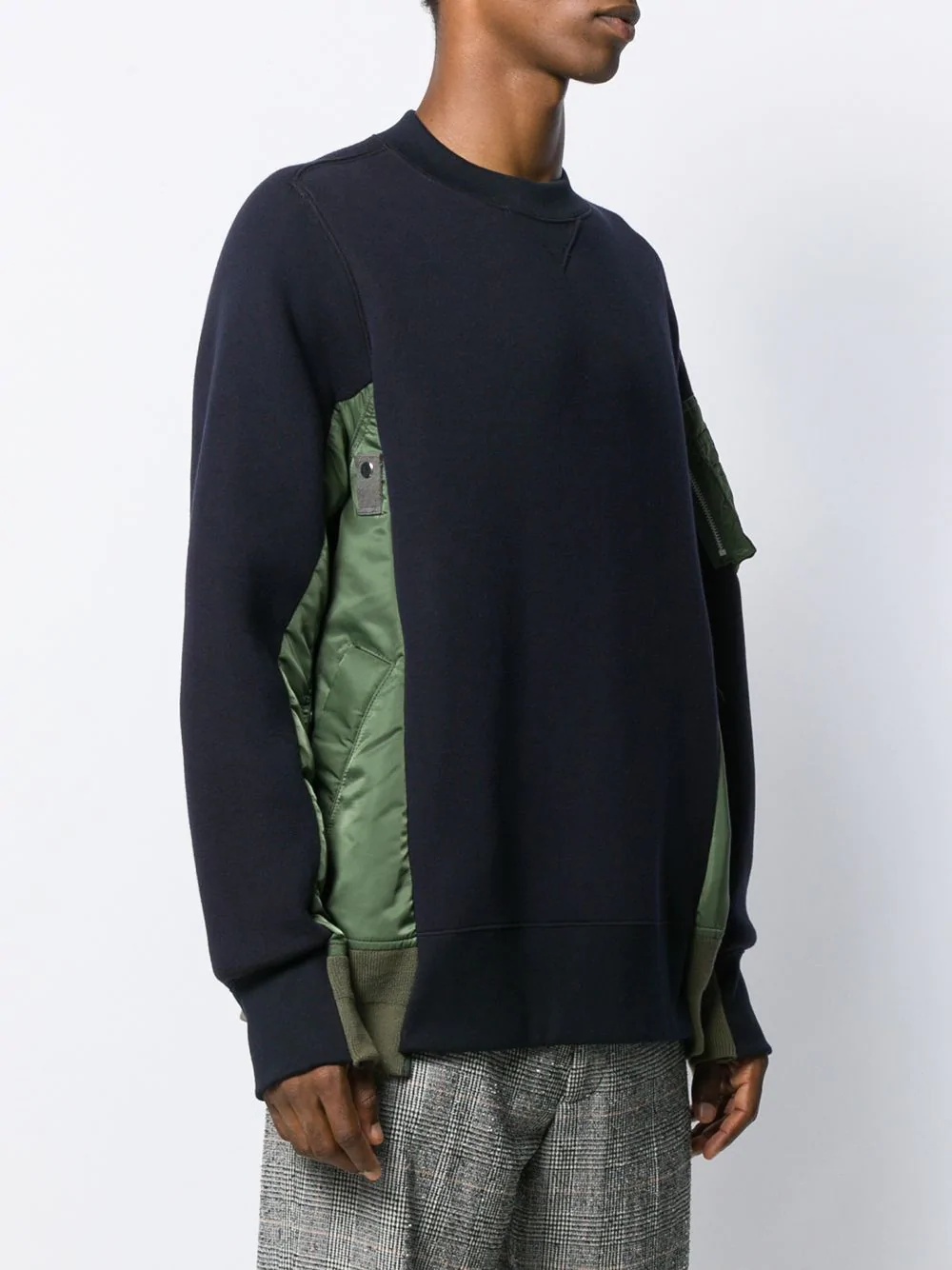 pocket sleeve sweatshirt - 3