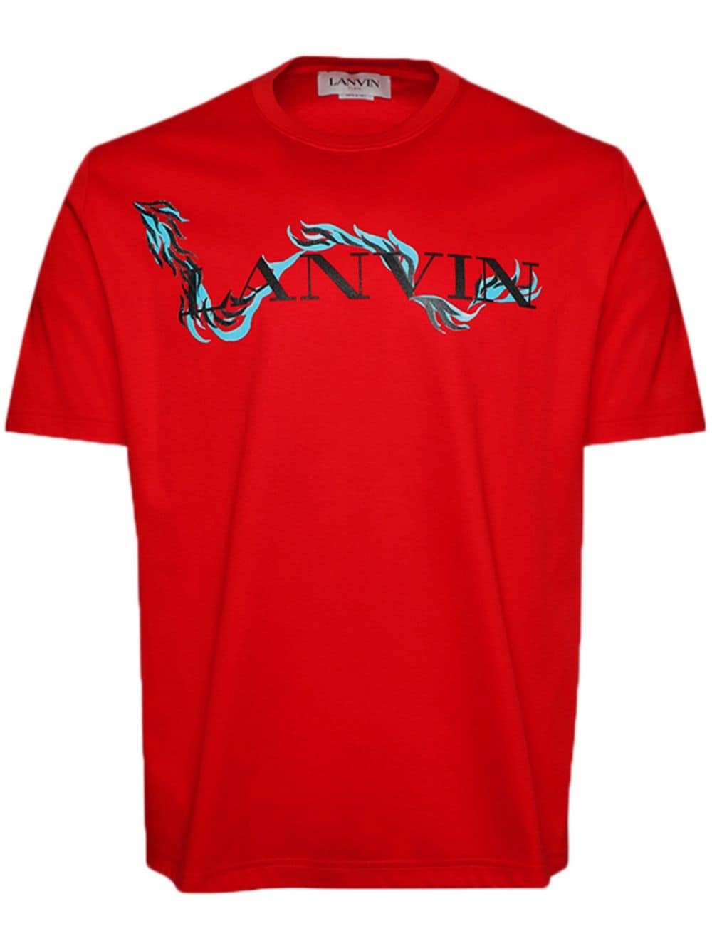 logo-print cotton T-shirt - 1