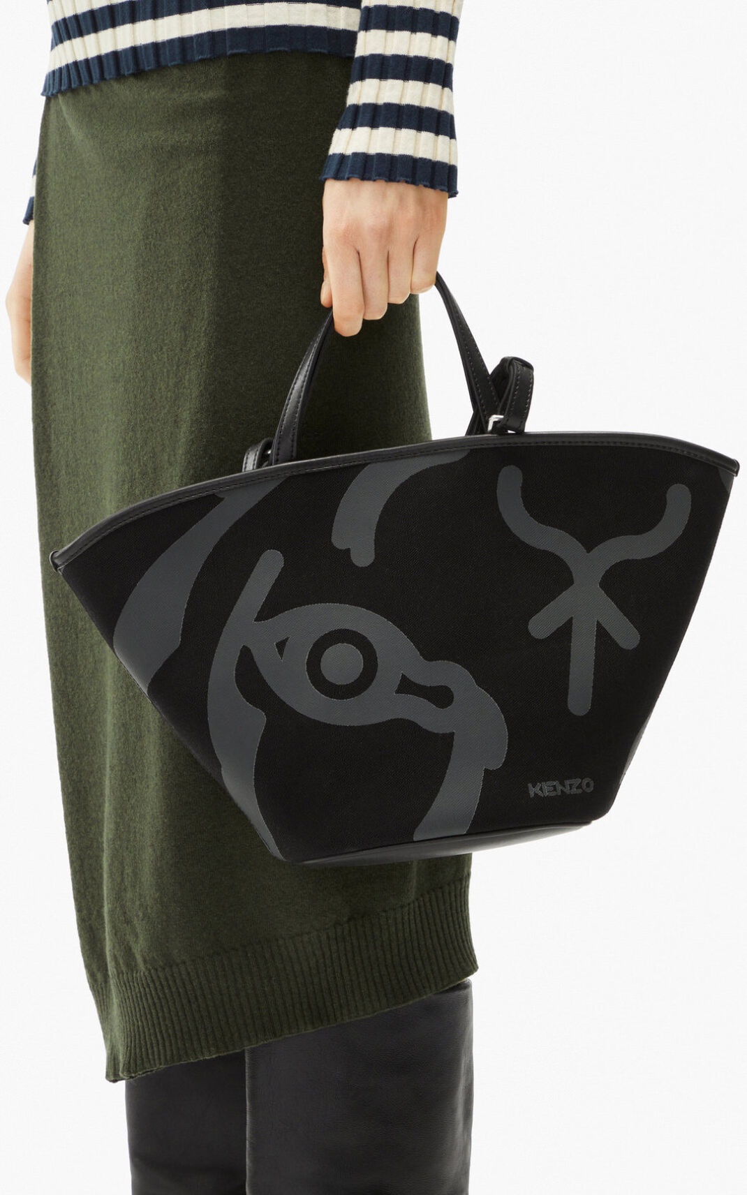 Small KENZO Arc canvas tote bag - 1