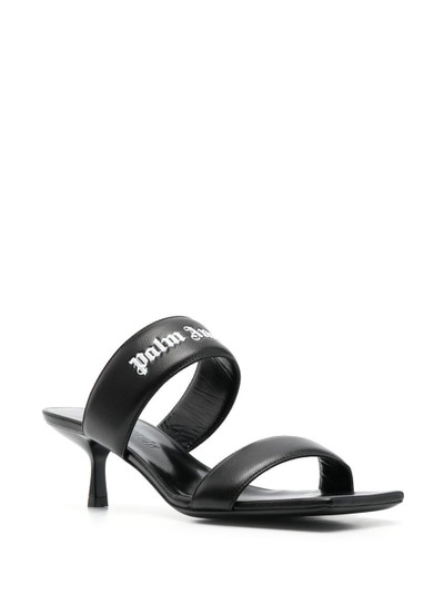 Palm Angels 45mm logo band leather mules outlook