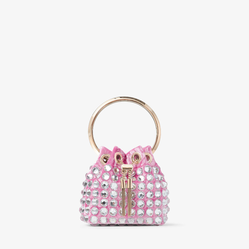 Micro Bon Bon
Magenta Crushed Velvet Mini Bag 1