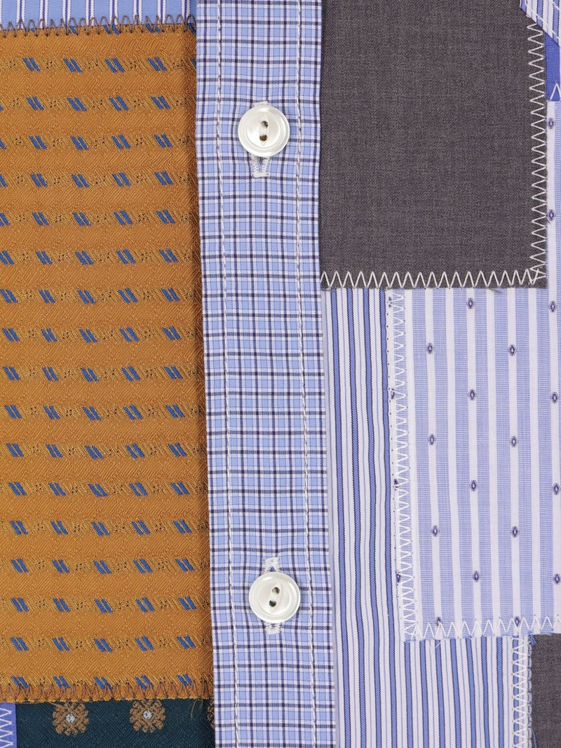patchwork poplin shirt 3