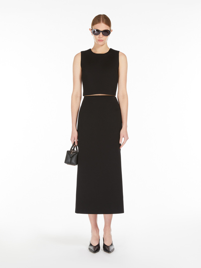 'S Max Mara FLOU Scuba jersey pencil skirt outlook
