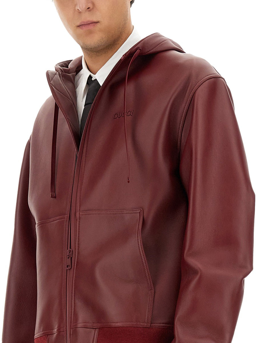 Gucci Men Bomber With Zip - 3