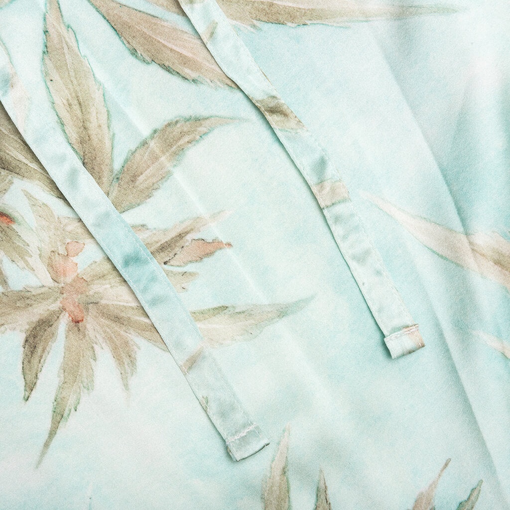 HEMP LEAVES SILK SHORTS - HEMP PRINT - 5