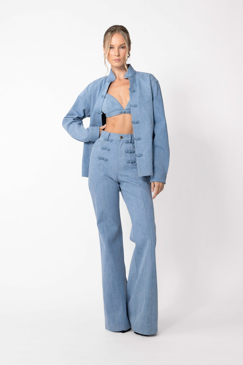 SAU LEE BOBBI DENIM SHIRT outlook