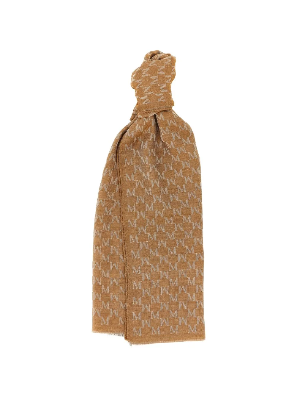 monogram-pattern stole - 1