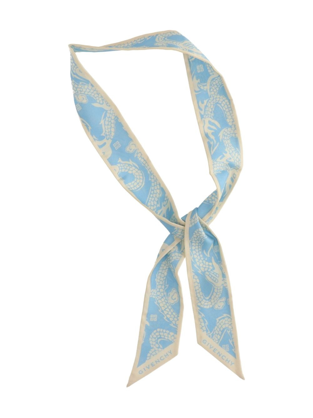 dragon-print scarf - 2