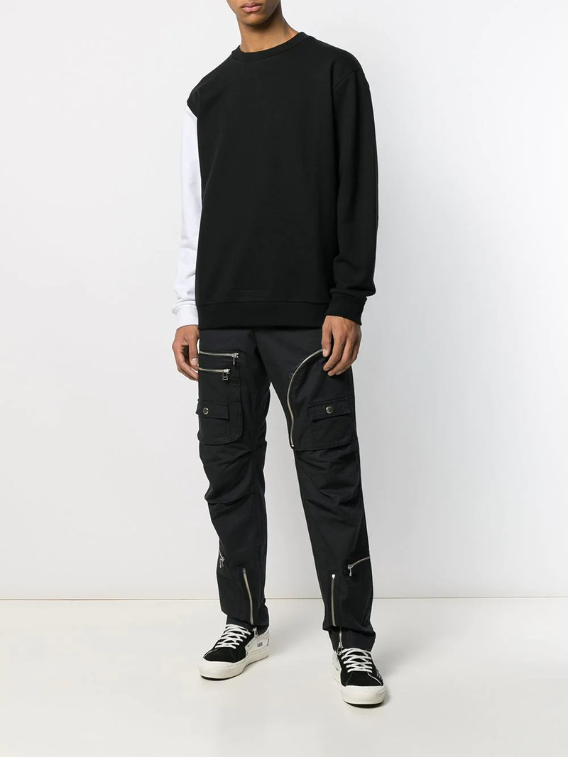 FACETASM loose fit biker trousers outlook