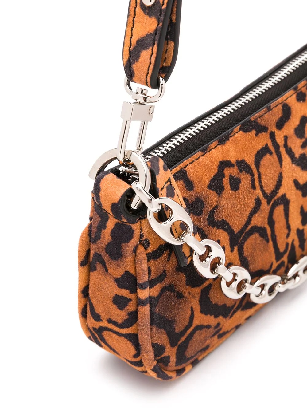 Rachel leopard print shoulder bag - 4