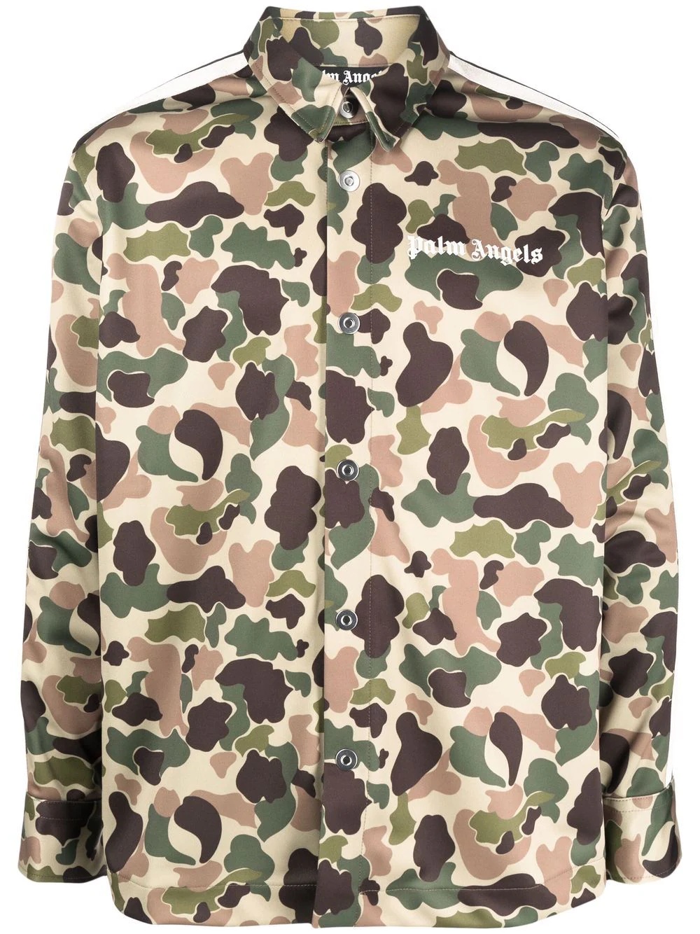 camouflage-print track shirt - 1